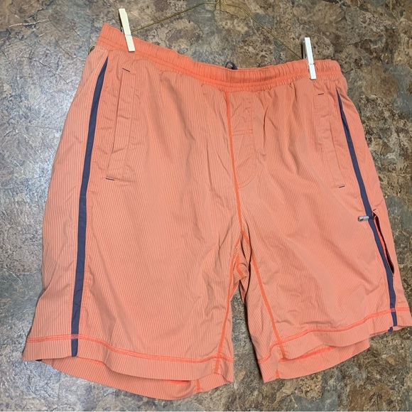 lululemon athletica Other - 80- Lululemon Pace Breaker Orange lined mens swim trunks Shorts